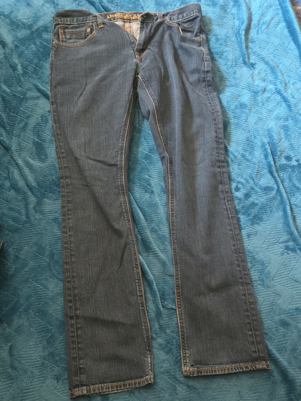 American Eagle Dark Wash Straight Leg Jeans
